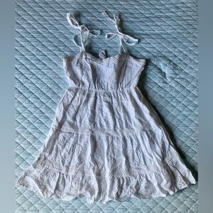 Juniors white summer dress